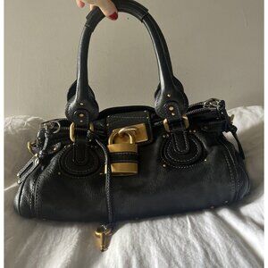 Chloe paddington bag black us seller vguc has lock authentic